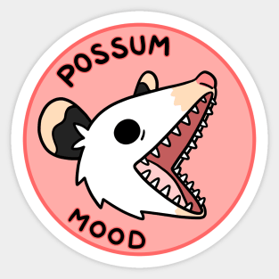 Possum Mood Sticker